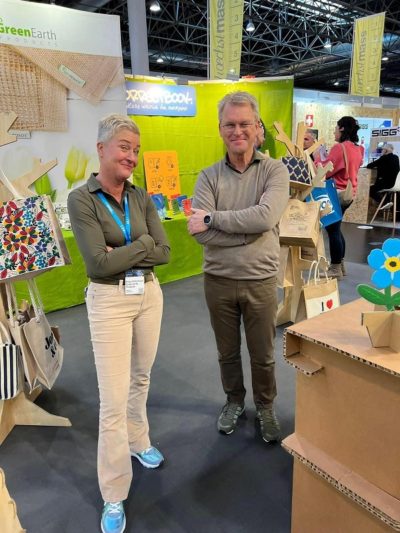 Helga en Hans op de beursvloer